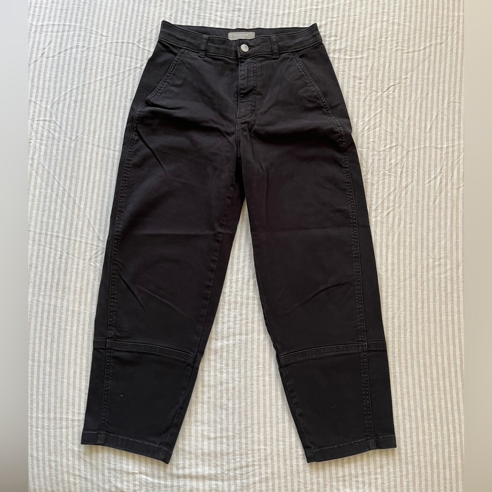 Everlane Utility Barrel Pant Black Size 4